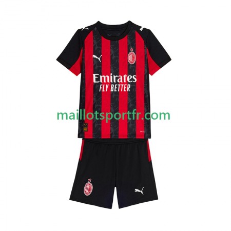 Maillot de Foot AC Milan Enfant Domicile 2025/26